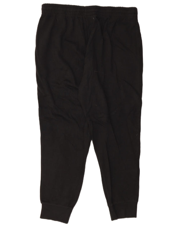 Adidas masculino gráfico agasalho calças joggers 2xl algodão preto