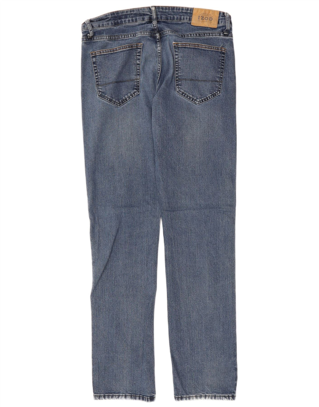 IZOD Masculino Comfort Stretch Jeans Reto W34 L34 Algodão Azul