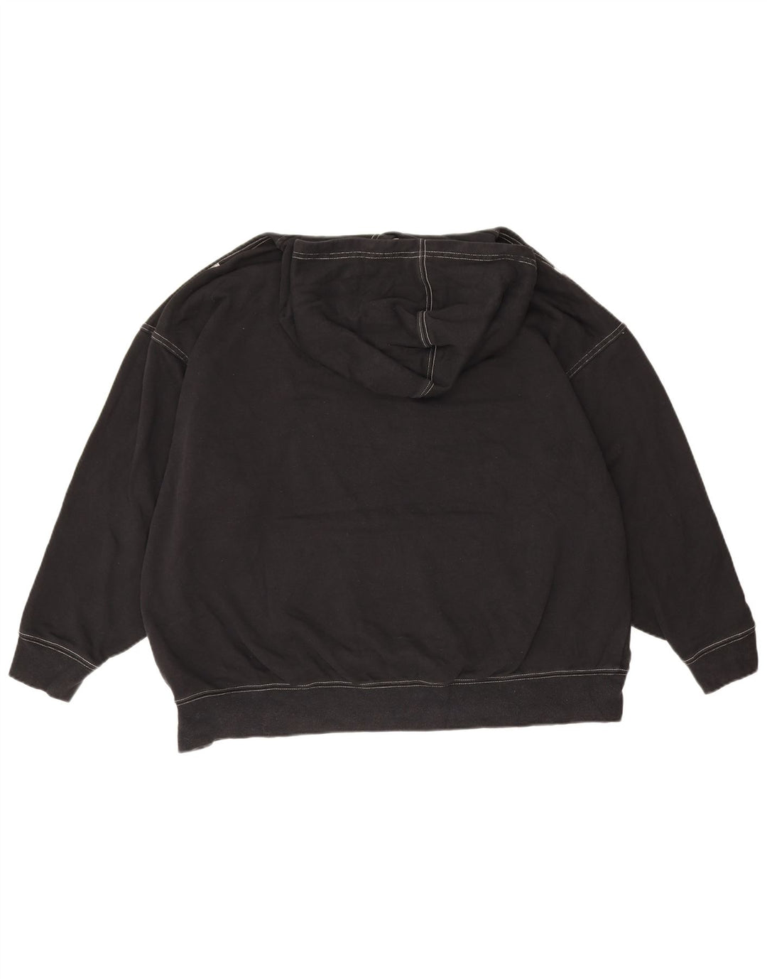 Jumper com capuz Nike masculino oversized pequeno algodão preto