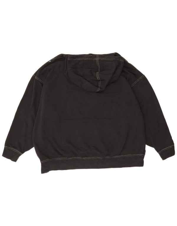 Jumper com capuz Nike masculino oversized pequeno algodão preto