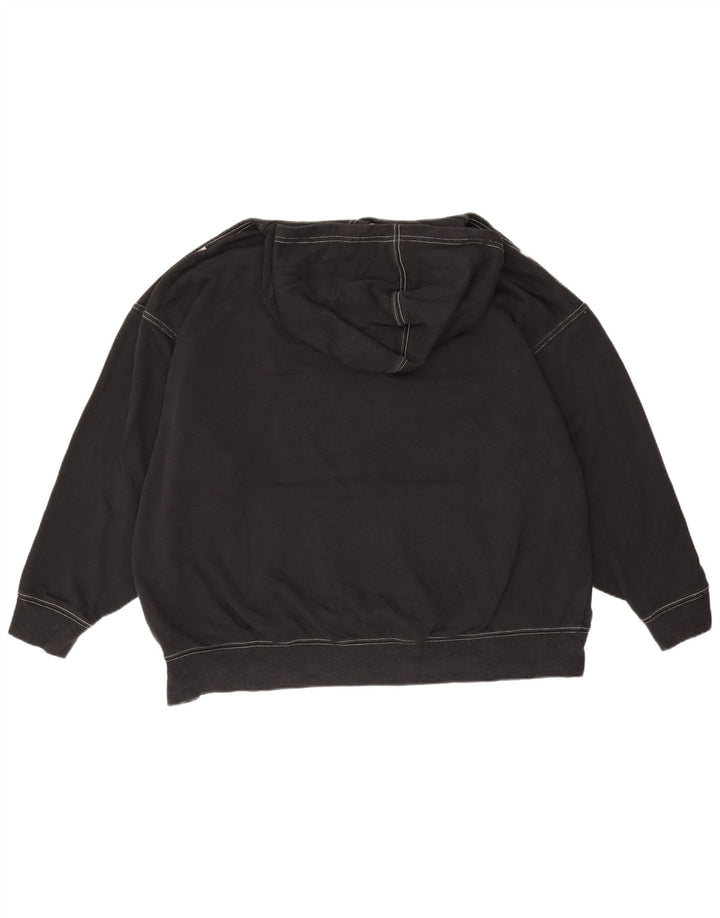 Jumper com capuz Nike masculino oversized pequeno algodão preto