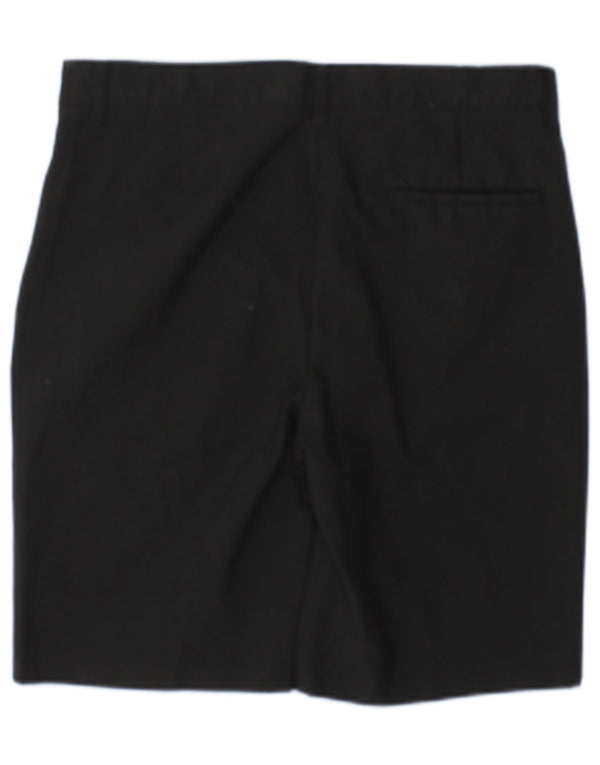 Shorts Chino para meninos Marks & Spencer 13-14 anos W30 preto poliéster