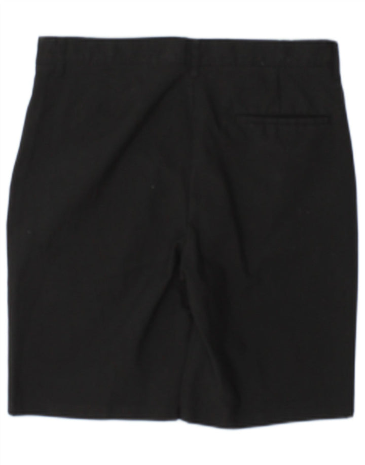 Shorts Chino para meninos Marks & Spencer 13-14 anos W30 preto poliéster