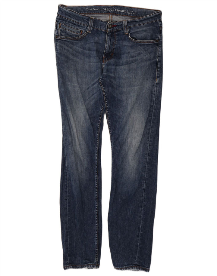 MUSTANG Mens Slim Fit Tapered Jeans W32 L31  Blue