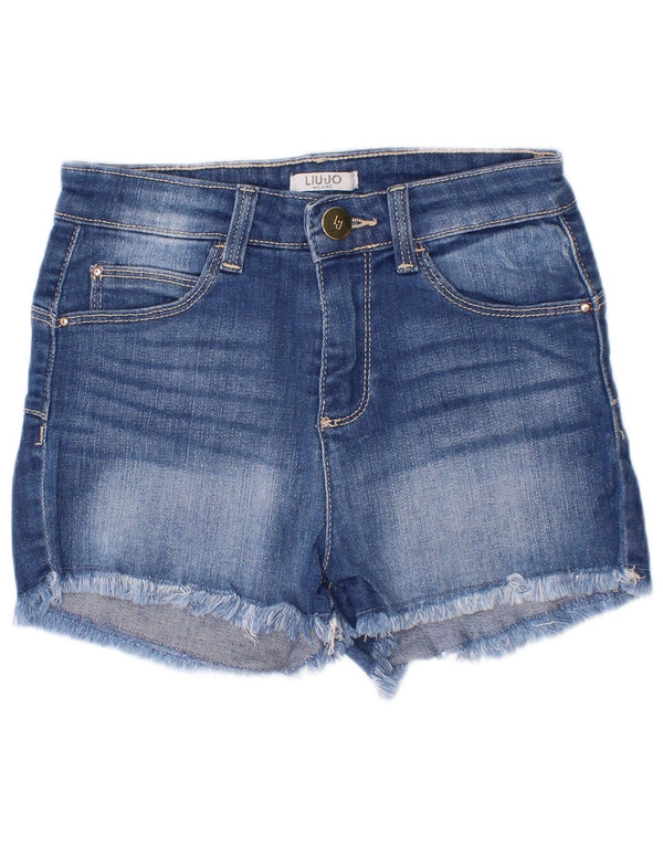 Liu Jo Shorts jeans para meninas 5-6 anos W22 azul