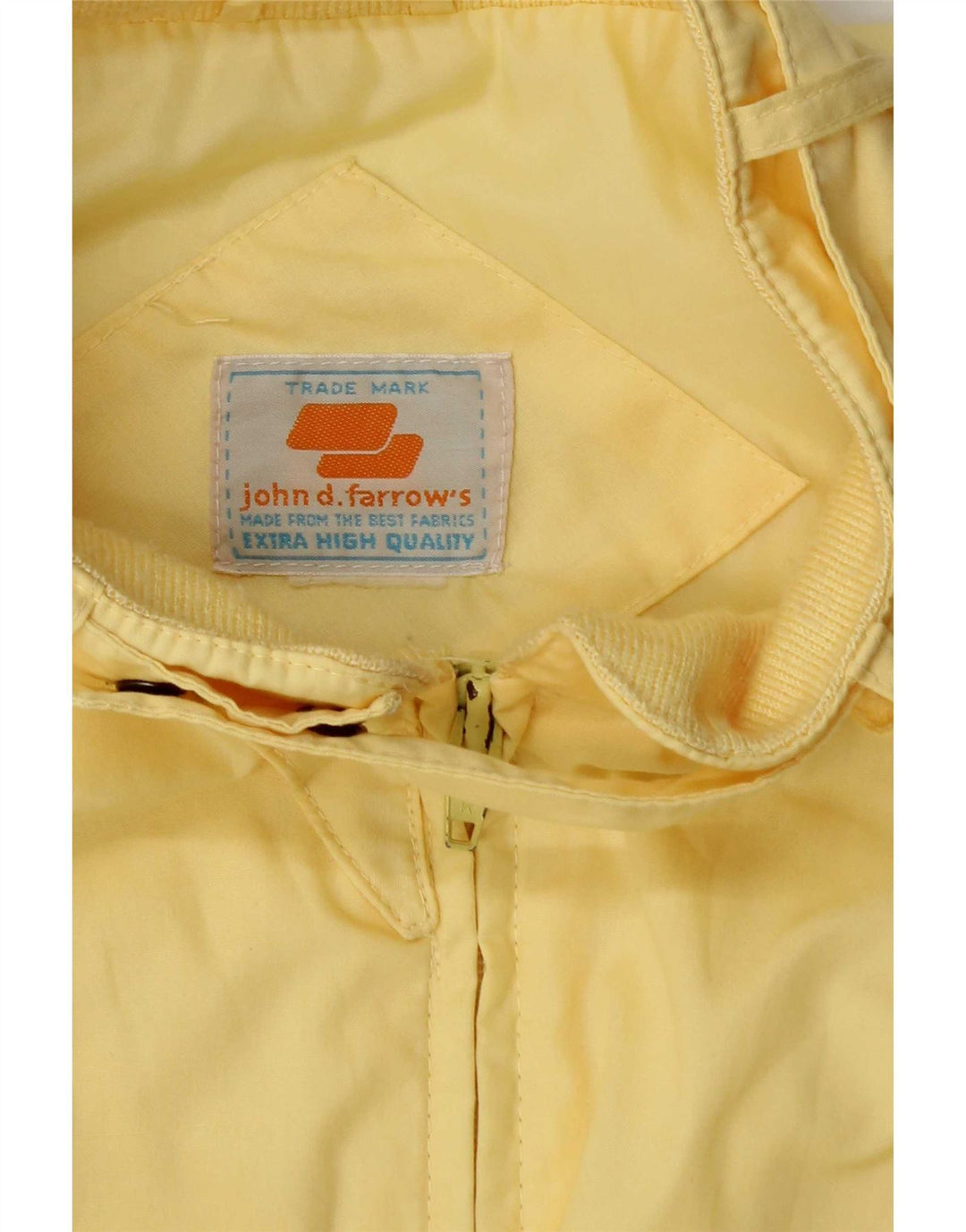 Jaqueta bomber masculina vintage UK 38 amarelo médio