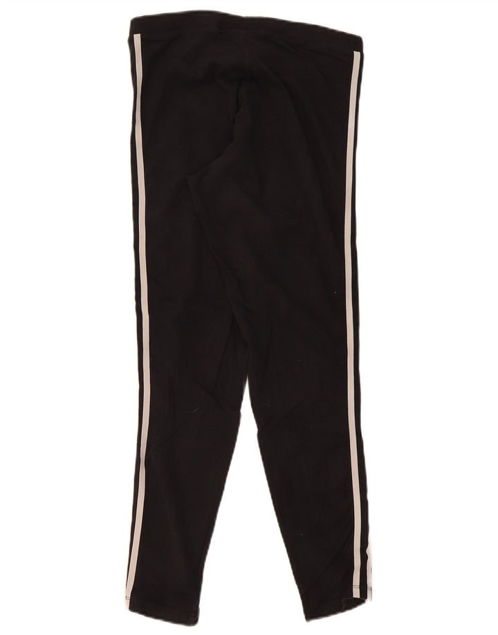 Leggings Adidas Femininas UK 14 Médio Algodão Preto