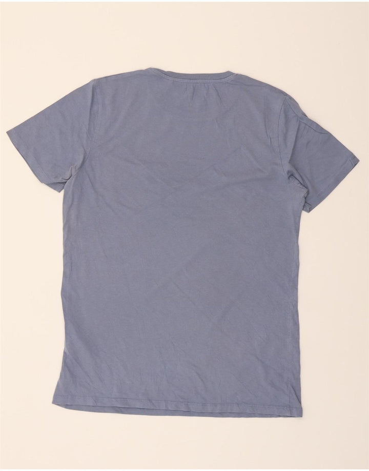 JACK & JONES Mens T-Shirt Top Large Blue Cotton Vintage Jack & Jones and Second-Hand Jack & Jones from Messina Hembry 