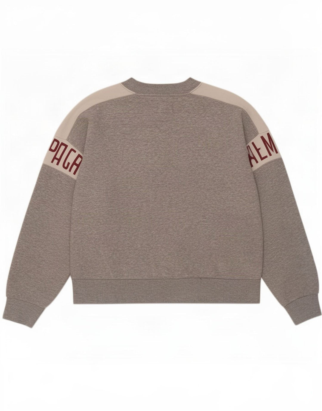 Moletom gráfico masculino American Eagle Jumper cinza médio Colourblock