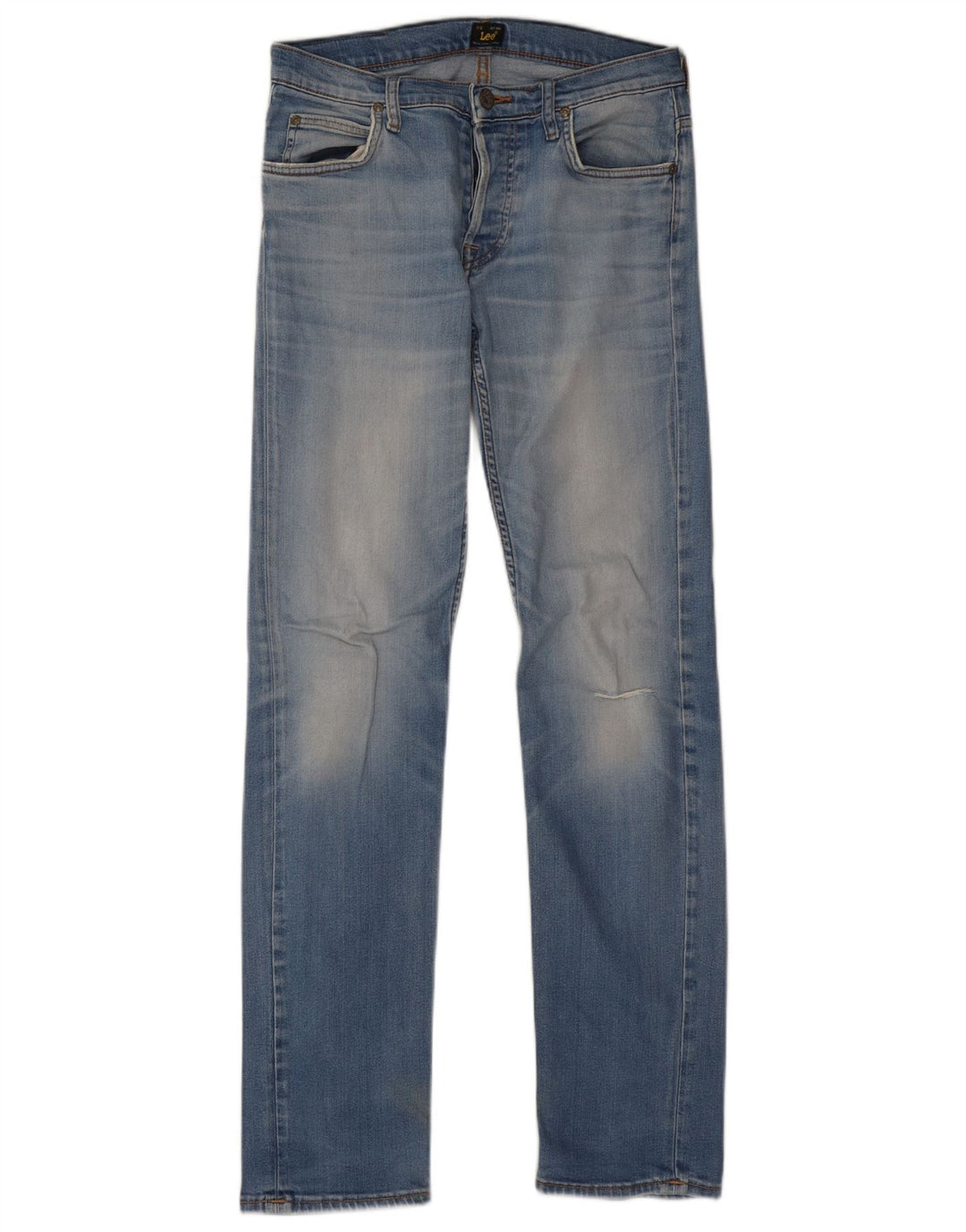 Calça jeans feminina LEE Powell Slim W30 L34 azul algodão