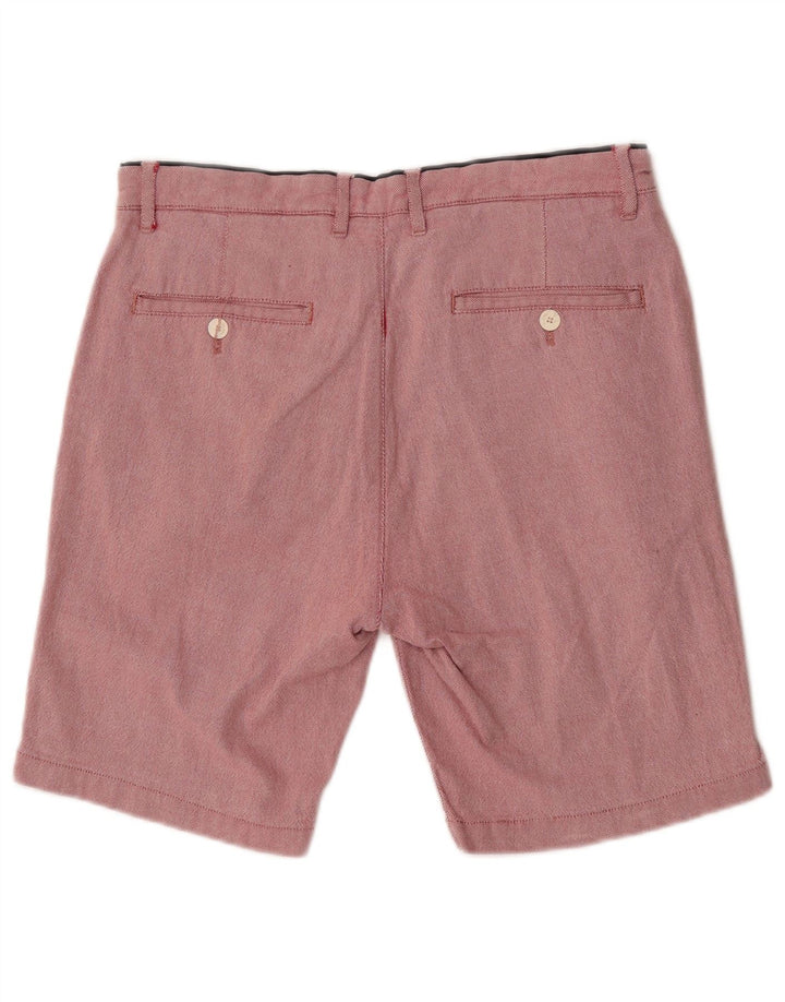Zara Mens Chino Shorts IT 42 Grande W32 Algodão Rosa