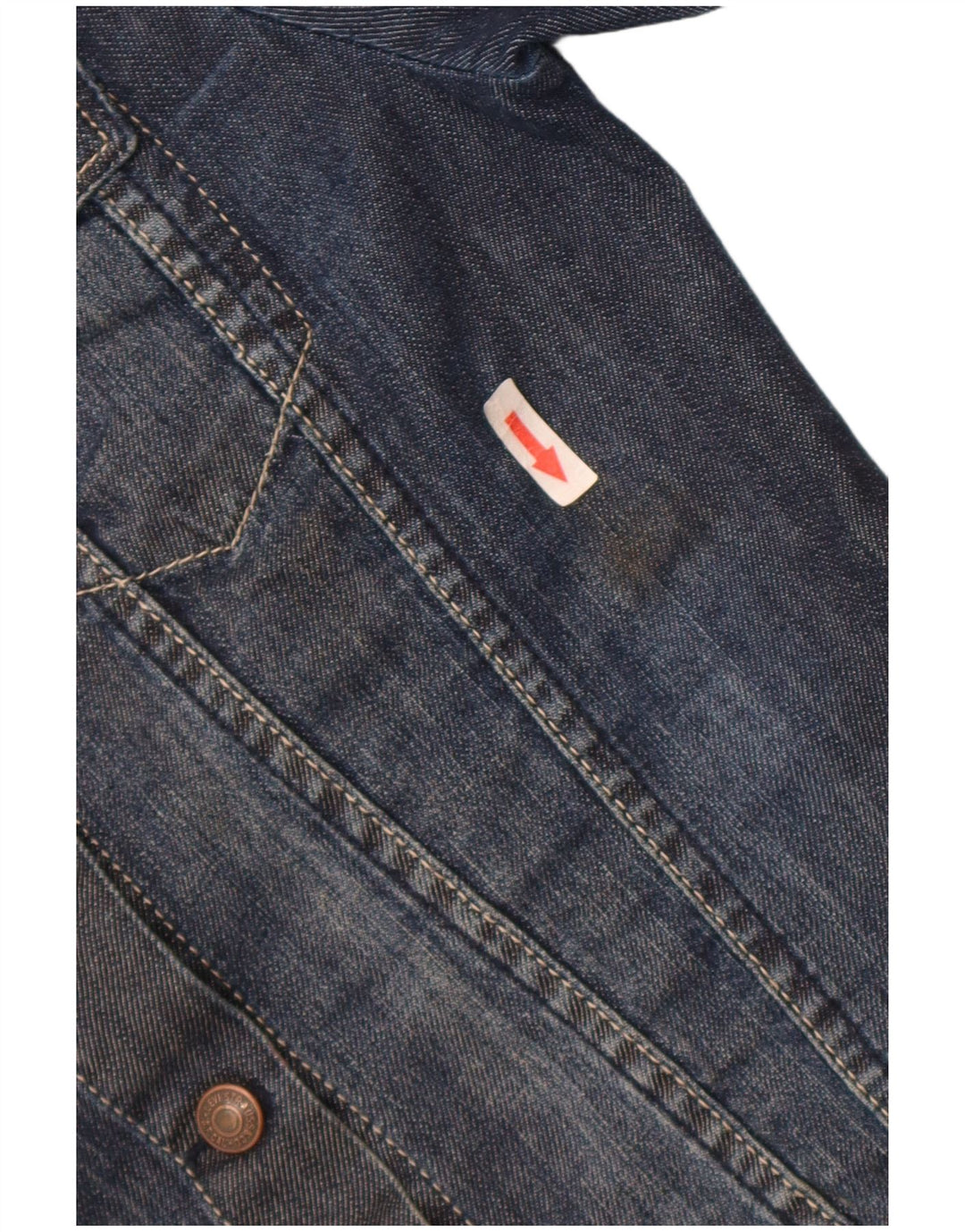 Jaqueta jeans feminina Levi's 13-14 anos azul marinho algodão