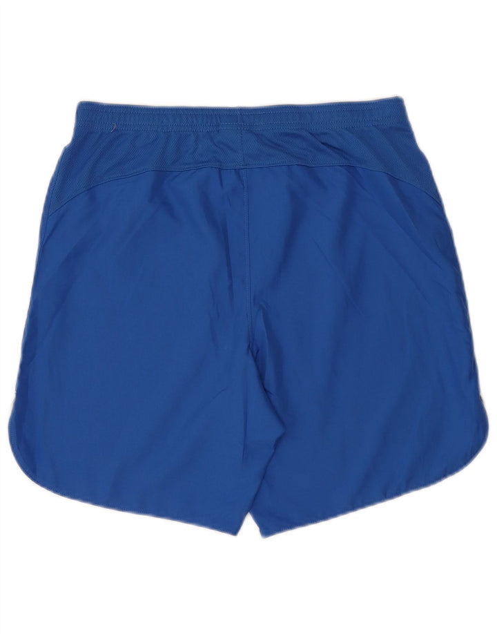 Nike Mens Dri Fit Slim Fit Sport Shorts Pequeno Azul Poliéster