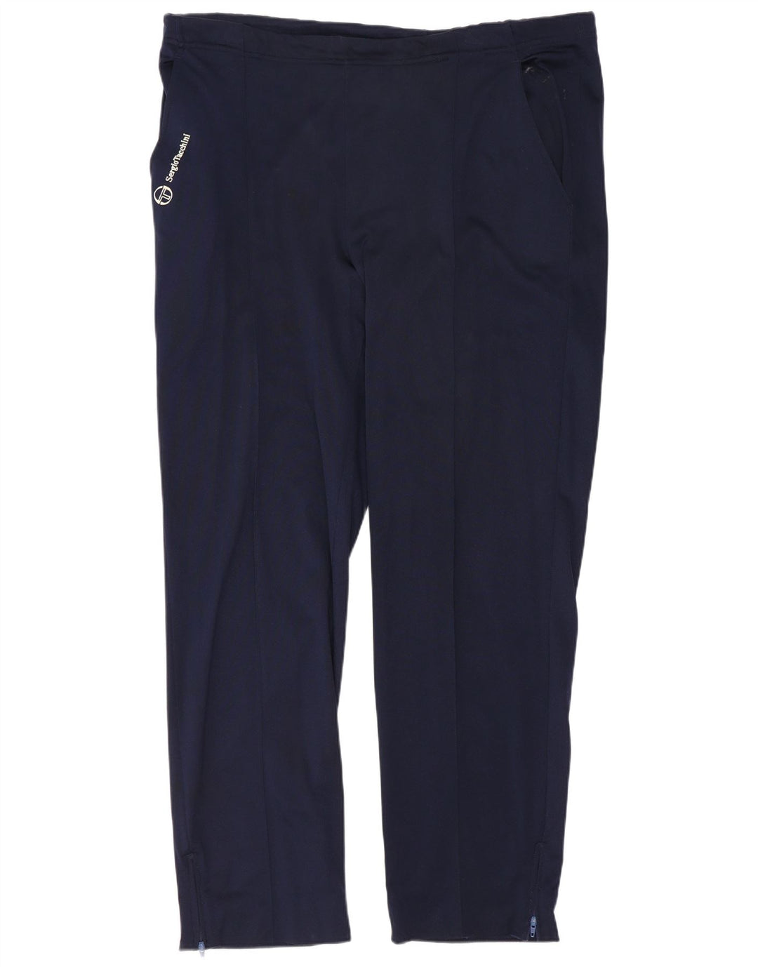 Calça de treino masculina Sergio Tacchini IT 52 XL azul marinho poliamida