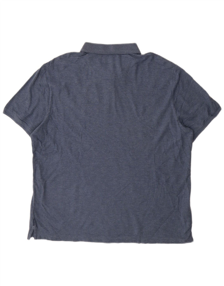Camisa polo masculina Penguin 2XL algodão azul