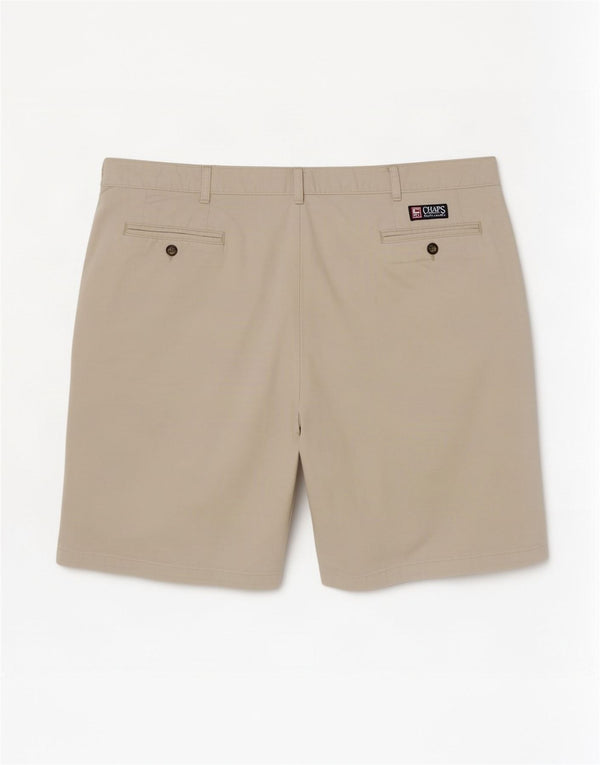 Shorts Chino masculino Pegged Chino da Chaps Ralph Lauren W42 2XL algodão bege
