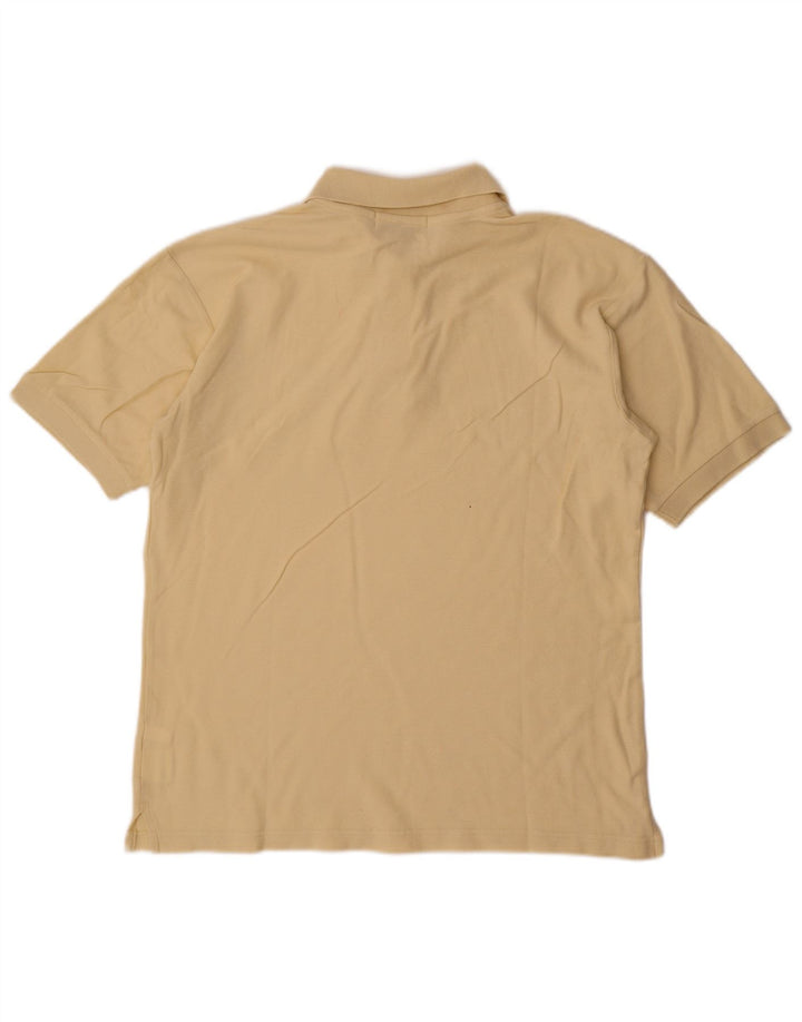 Camisa polo masculina Fila IT 46 pequena algodão bege