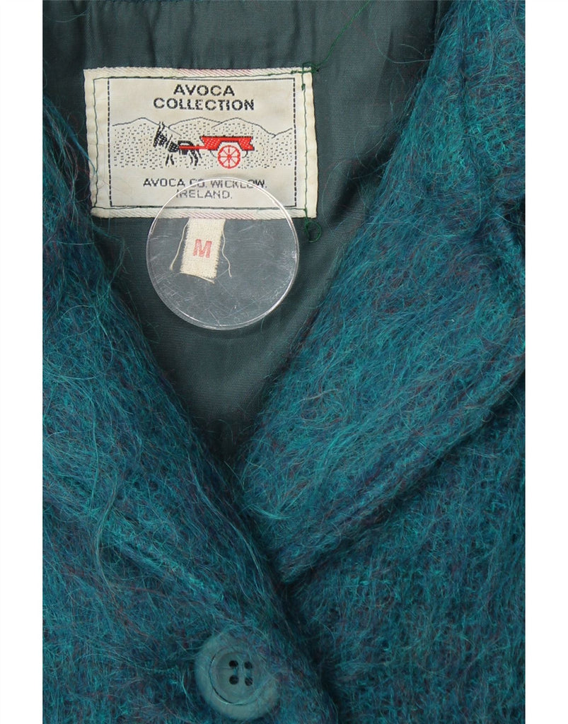 AVOCA Womens Overcoat UK 14 Medium Blue Mohair Vintage Avoca and Second-Hand Avoca from Messina Hembry 
