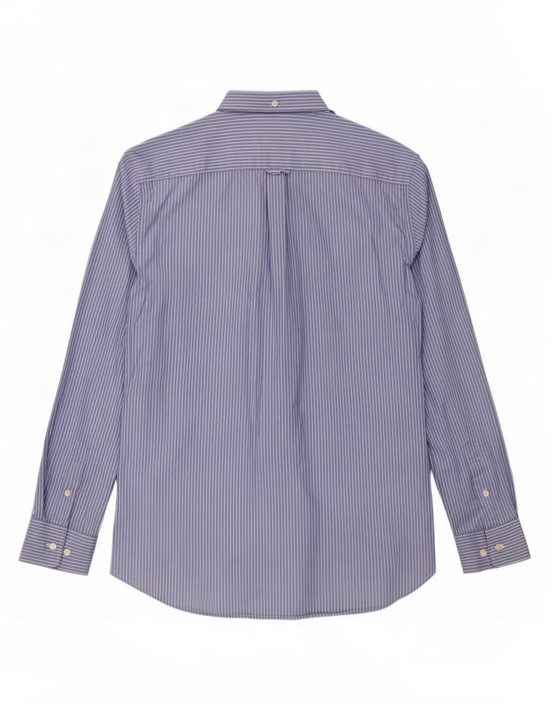 Camisa masculina Gant Regular Fit grande algodão listrado azul