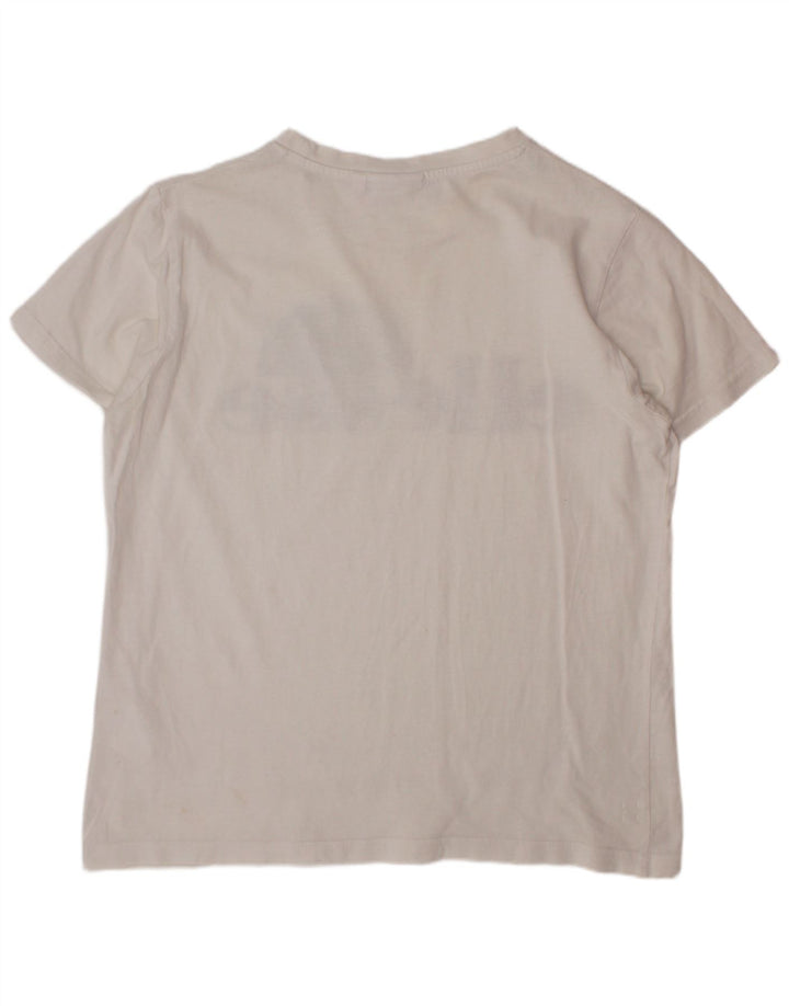 Camiseta gráfica ELLESSE Boys 11-12 anos branca