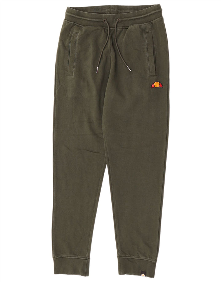 Calça de treino masculina Ellesse Joggers pequeno algodão cáqui