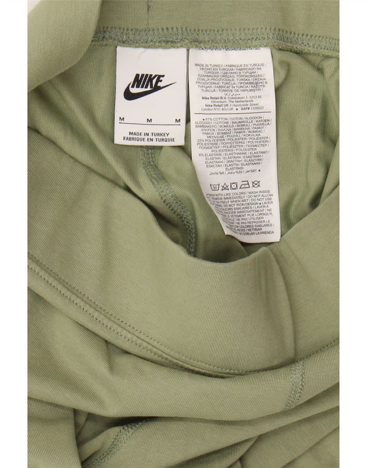 Leggings femininas Nike Graphic UK 12 algodão verde médio