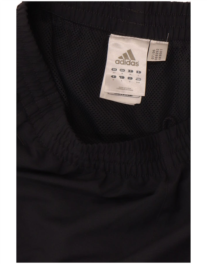 Shorts esportivos masculinos Adidas grande poliéster preto