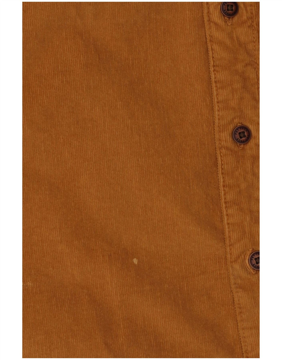 Camisa masculina de veludo cotelê FAT FACE grande algodão bege