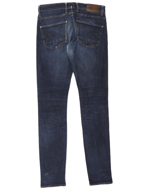 G-Star Masculino Revend Skinny Jeans W34 L36 Azul Algodão