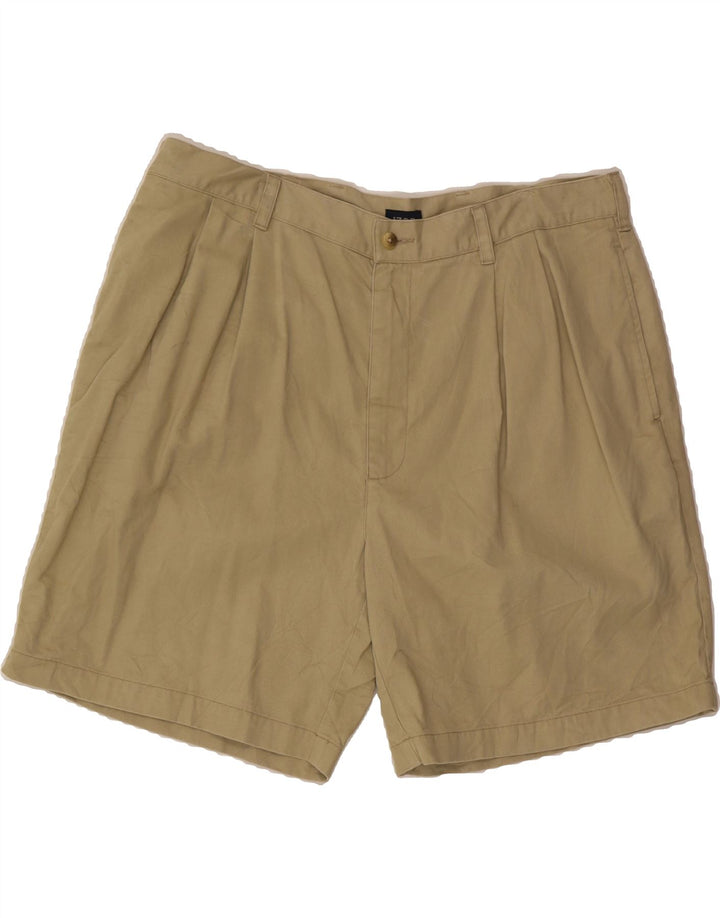 IZOD Mens Pegged Chino Shorts W38 XL Beige Cotton Vintage Izod and Second-Hand Izod from Messina Hembry 