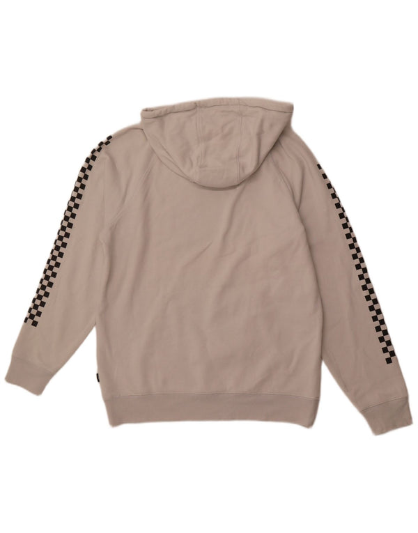 VANS Mens Hoodie Jumper Grande Algodão Branco