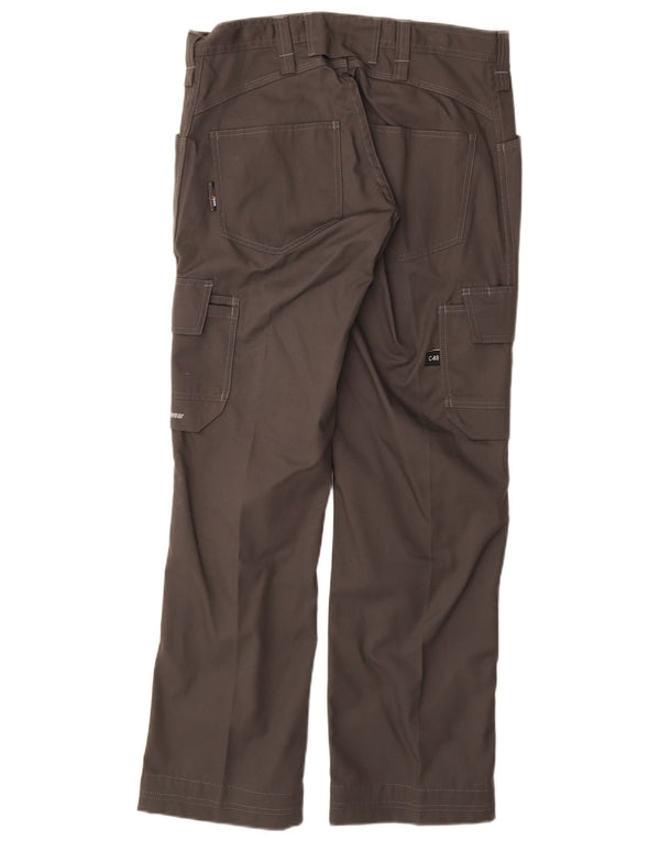 Helly Hansen Mens Workwear Straight Cargo Calças W33 L32 Poliéster Cinza
