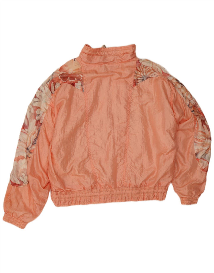 Jaqueta feminina de treino grande Maser M Reino Unido 12 rosa médio floral
