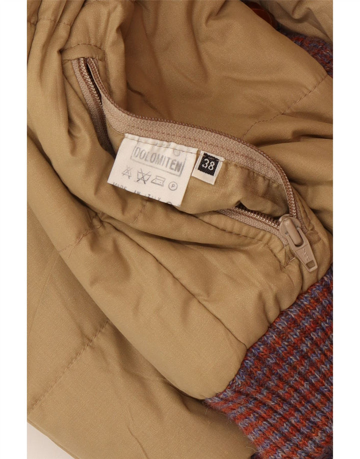 DOLOMITEN Mens Knit Reversible Jacket UK 38 Medium Multicoloured Geometric