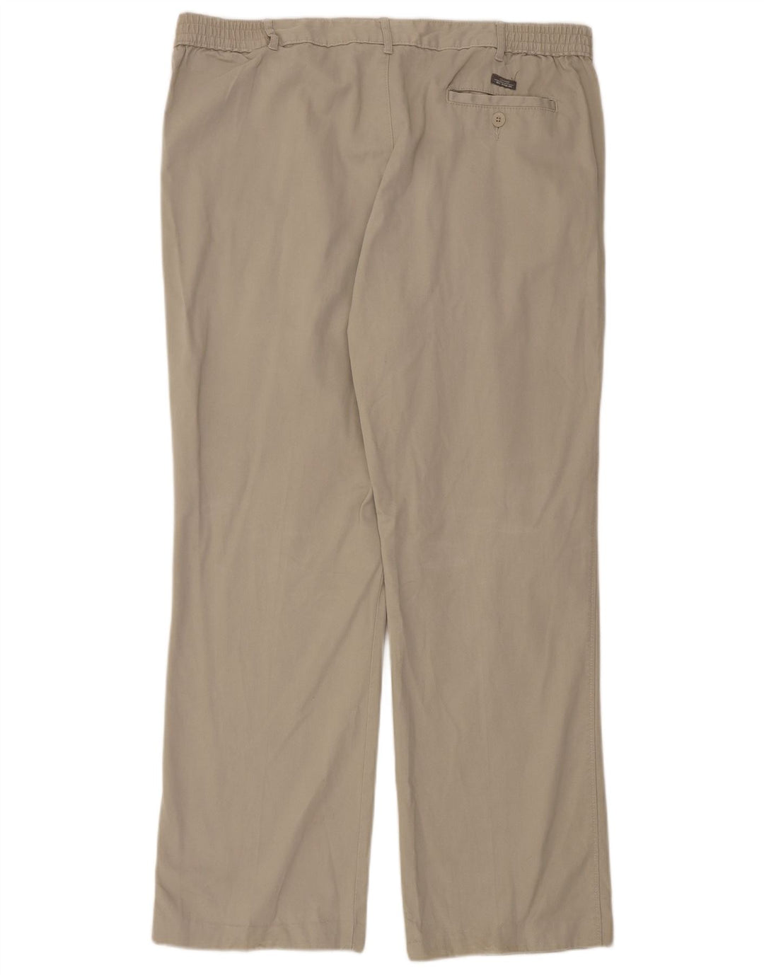 Calça chino masculina Marks & Spencer azul Harbour Pegged W42 L33 bege