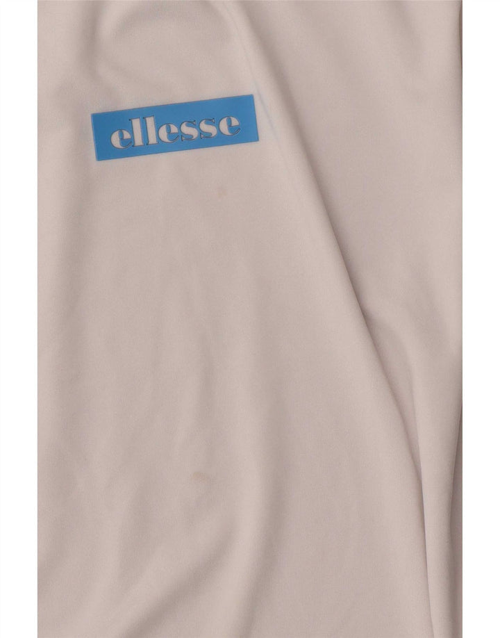 Ellesse Camiseta Masculina Top Grande Poliéster Branco