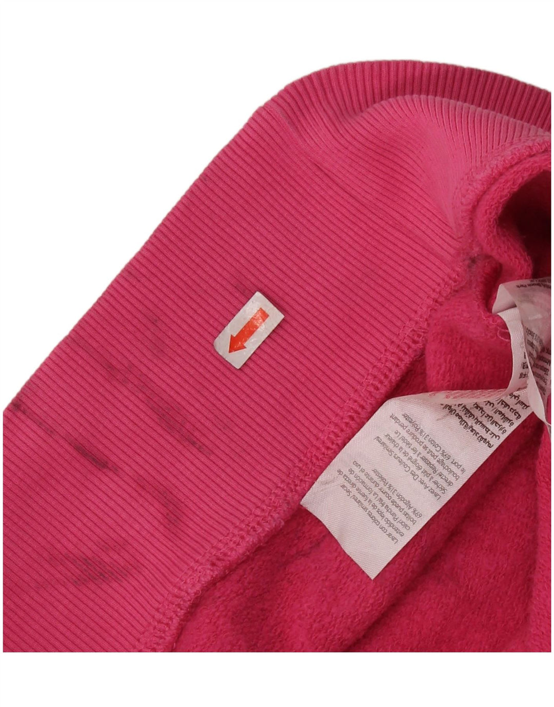 JACK WILLS Suéter feminino superdimensionado Reino Unido 14 algodão rosa médio