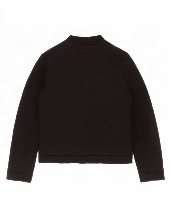Marks & Spencer Jaqueta feminina de treino slim fit Reino Unido 12 médio preto