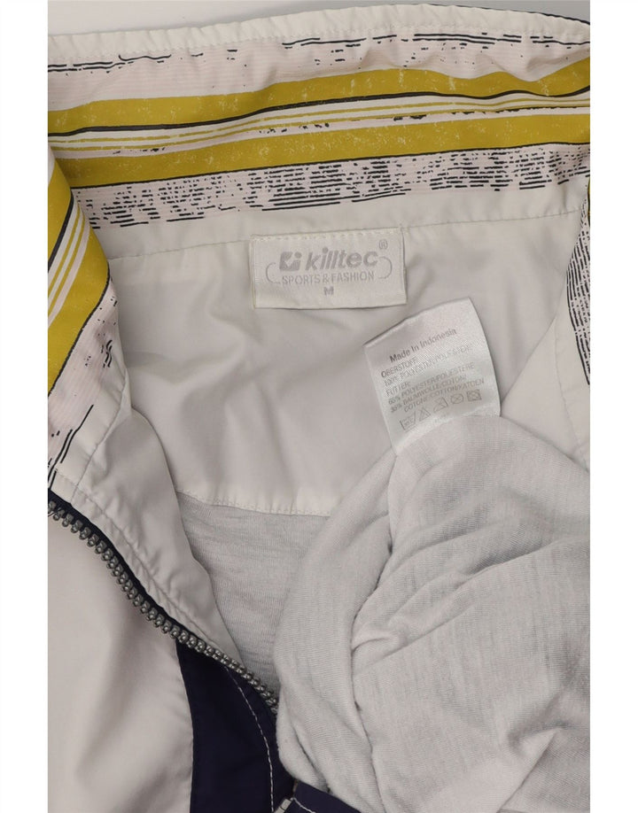 Jaqueta bomber masculina KILLTEC solta ajuste Reino Unido 38 bloco colorido azul marinho médio