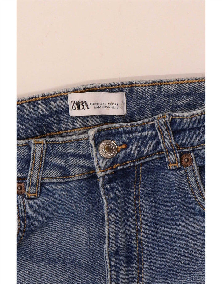 Zara Jeans Bootcut Feminino EU 38 Pequeno W28 L27 Azul