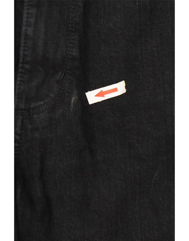 Jeans retos masculinos Marks & Spencer W36 L26 algodão preto