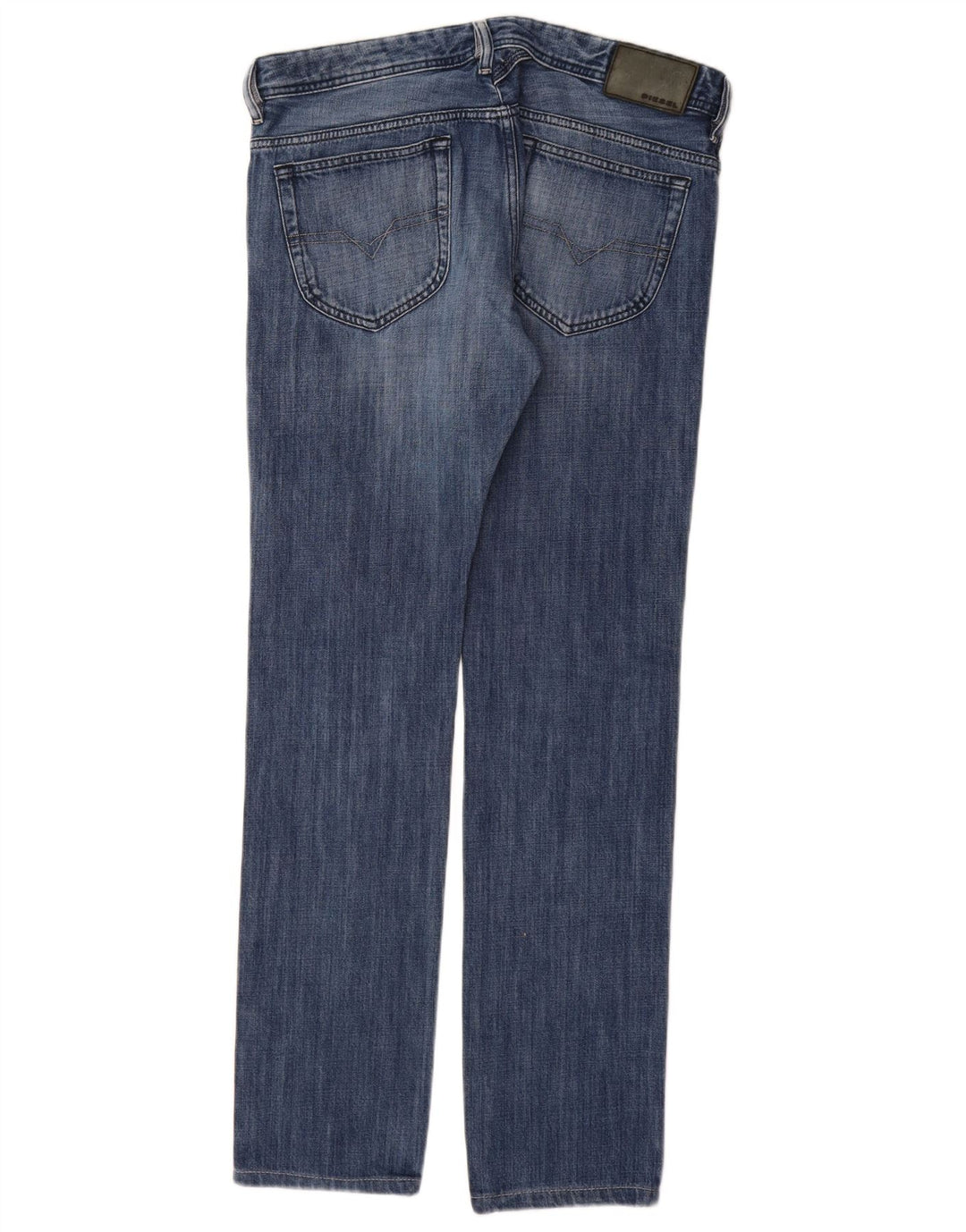 Diesel Mens Slim Jeans W32 L32 Azul Algodão