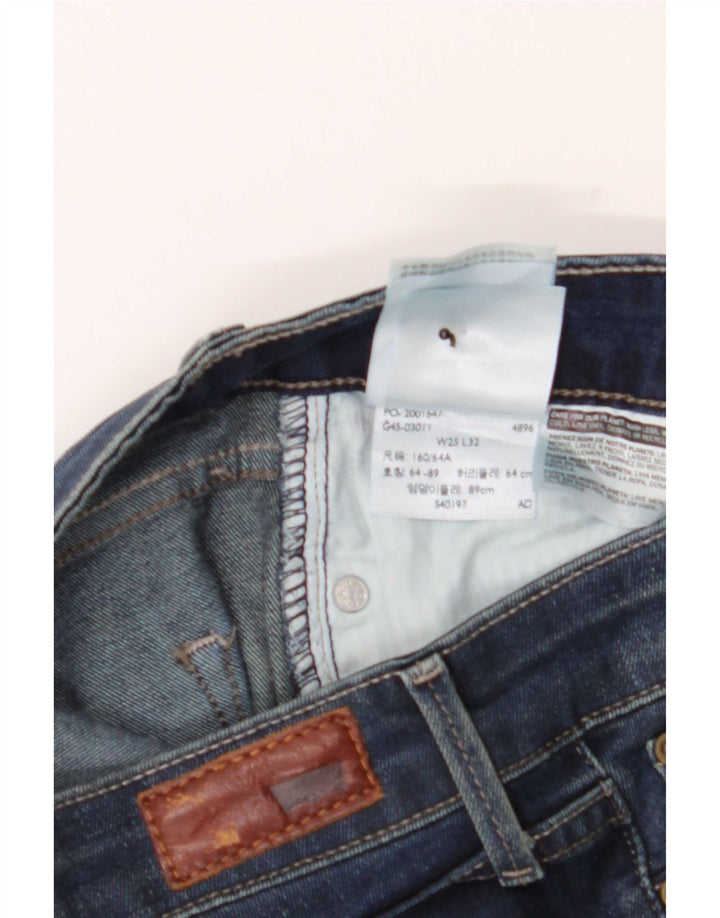 Jeans Slim Feminino Levi's W25 L32 Azul