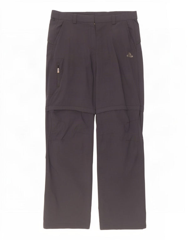 Adidas Womens Clima 365 Hiking Cargo Calças UK 12 Médio W32 L32 Cinza