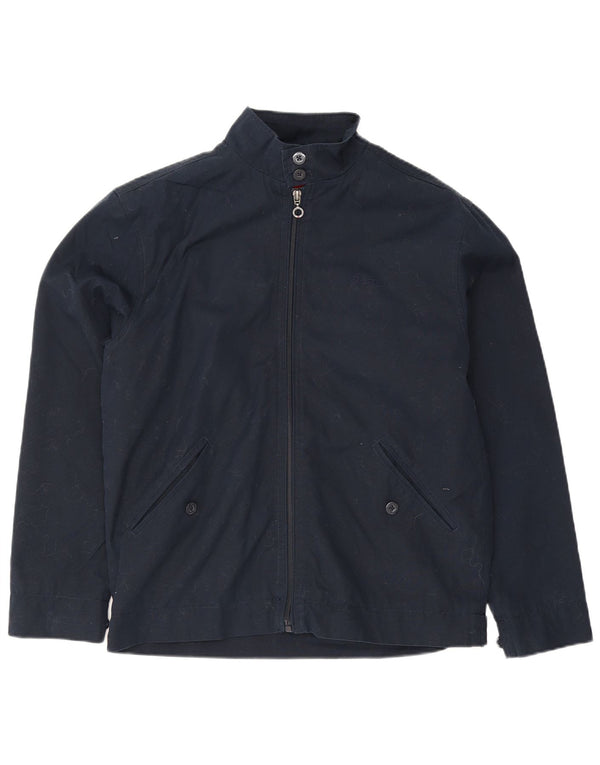 Jaqueta bomber masculina Ben Sherman Reino Unido 38 algodão azul marinho médio