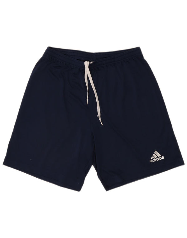Adidas Mens Sport Shorts Grande Azul Marinho Poliéster Esportes