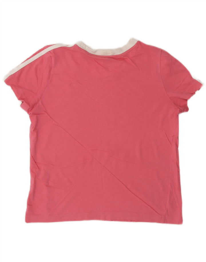 Camiseta Adidas Menina 11-12 Anos Algodão Rosa