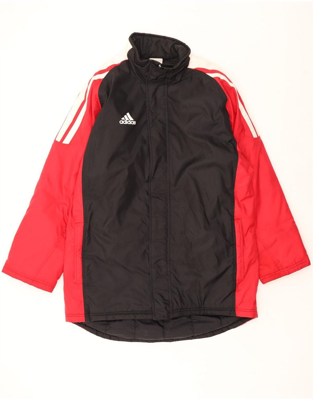 Casaco corta-vento masculino ADIDAS UK 46/48 XL preto colorblock poliamida