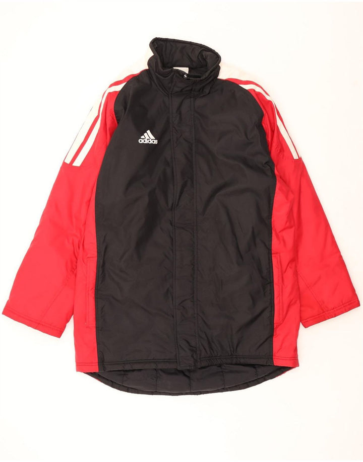Casaco corta-vento masculino ADIDAS UK 46/48 XL preto colorblock poliamida