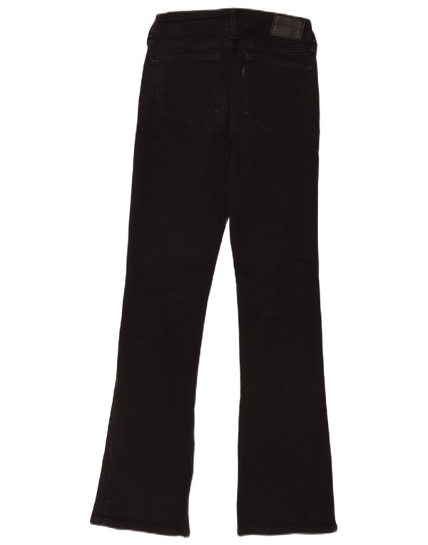 Calça jeans feminina Levi's 715 Bootcut W26 L32 algodão preto